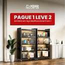 [LEVE 2, PAGUE 1] Armário em Aço Multifuncional 5 em 1