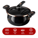 [LEVE 2 PAGUE 1] Panelas de Aço Inox Duble Anti Explosões 8 em 1 + Kit de Utensílios | ÚLTIMAS UNIDADES!